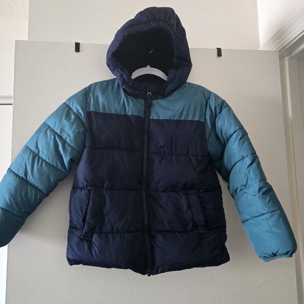 Boy's Tri-Color Winter Coat